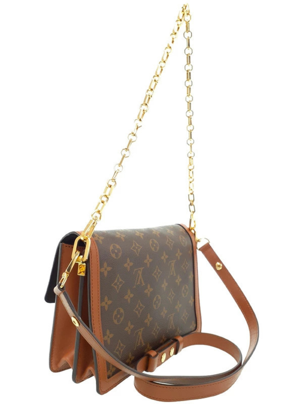 Louis Vuitton Dauphine Monogram Bag Reverse Brown